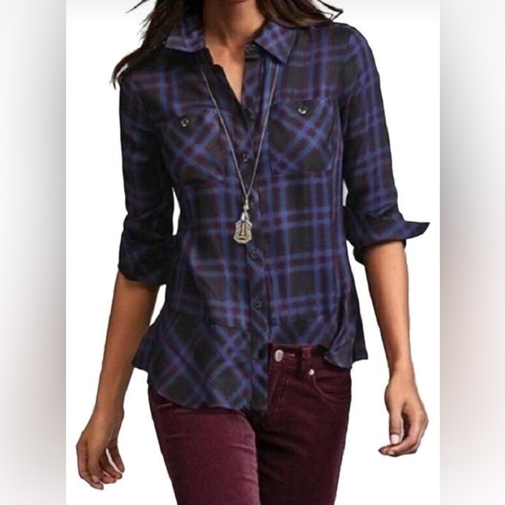 Cabi Plaid button up